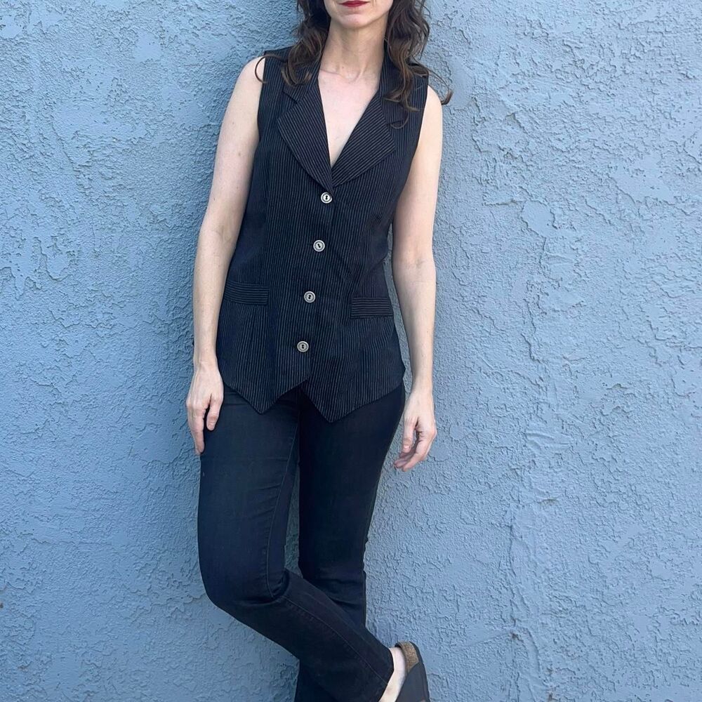 Charlotte Russe Top 90s Women's vest waist coat